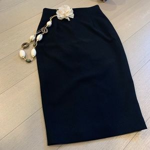 Judith & Charles Black Skirt